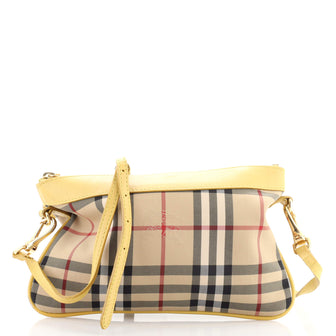 Burberry Peyton Crossbody Bag Horseferry Check Canvas