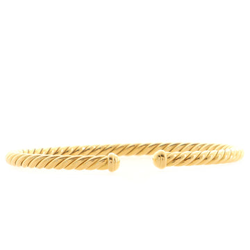 David Yurman Cable Spira Bracelet 18K Yellow Gold 4mm