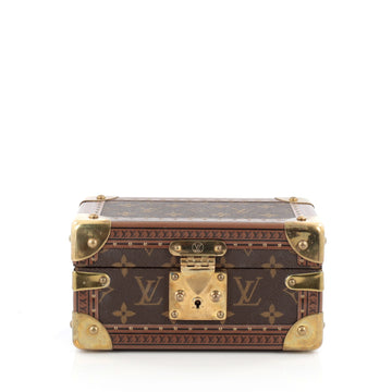 Louis Vuitton Coffret Tresor Monogram Canvas 20 Brown