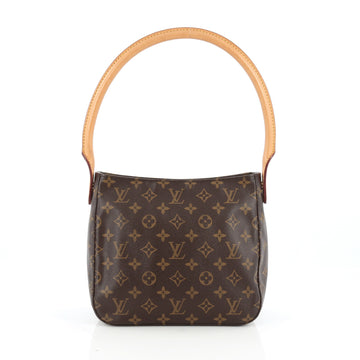 Louis Vuitton Looping Handbag Monogram Canvas MM Brown