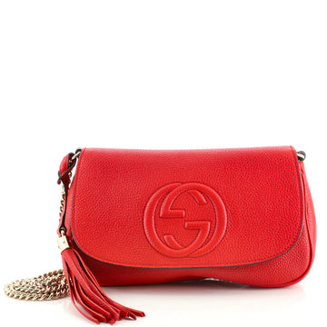 Gucci Soho Chain Crossbody Bag Leather Medium