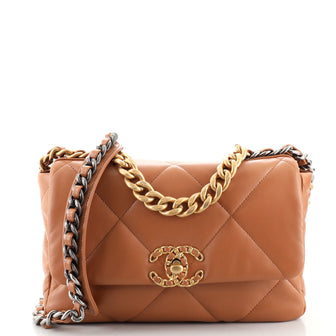 Chanel 19 Flap Bag Quilted Lambskin Medium
