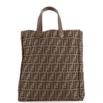 Fendi Open Shopping Tote Zucca Canvas Tall