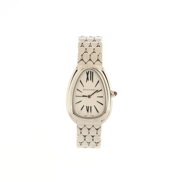 Bvlgari Serpenti Seduttori Quartz Watch Stainless Steel 25