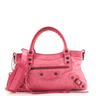 Balenciaga First Classic Studs Bag Leather