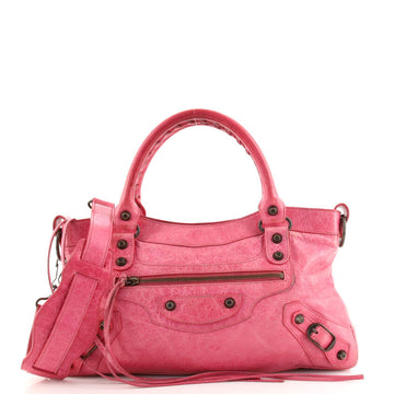 Balenciaga First Classic Studs Bag Leather