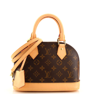 Louis Vuitton Alma Handbag Monogram Canvas BB