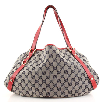 Gucci Abbey Shoulder Bag GG Canvas Medium