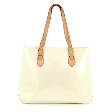 Louis Vuitton Brentwood Handbag Monogram Vernis Neutral 1663501