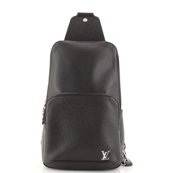 Louis Vuitton Avenue Sling Bag Taiga Leather Shoulder Bag