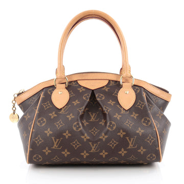 Louis Vuitton Tivoli Handbag Monogram Canvas PM Brown