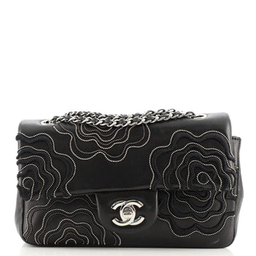 Chanel Camellia Follies Flap Bag Embroidered Lambskin Small