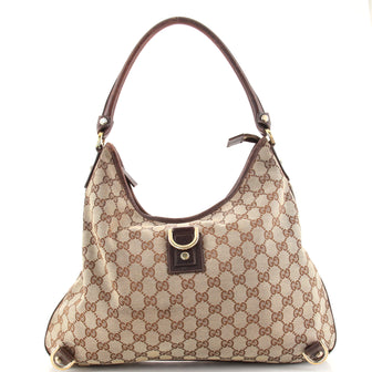 Gucci Abbey D-Ring Hobo GG Canvas Large