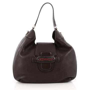 Gucci Dressage Hobo Leather brown