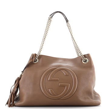 Gucci Soho Chain Strap Shoulder Bag Leather Medium