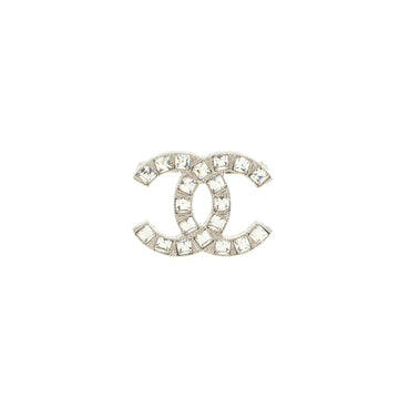 Chanel CC Brooch Metal with Crystals