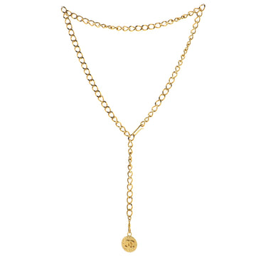 Chanel Vintage Medallion Chain Belt Metal