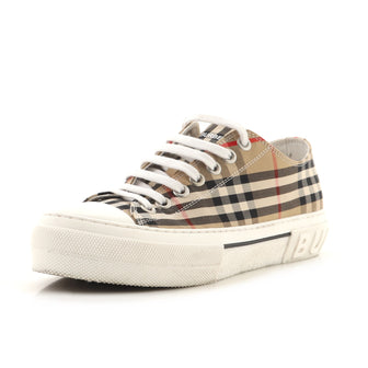 Burberry Men's Jack Sneakers Printed Canvas