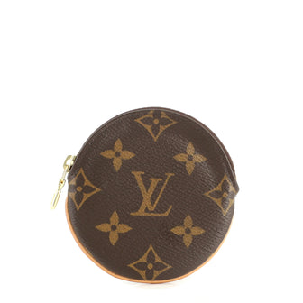 Louis Vuitton Round Coin Purse Monogram Canvas