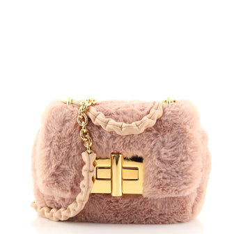 Tom Ford Natalia Chain Shoulder Bag Faux Fur Mini
