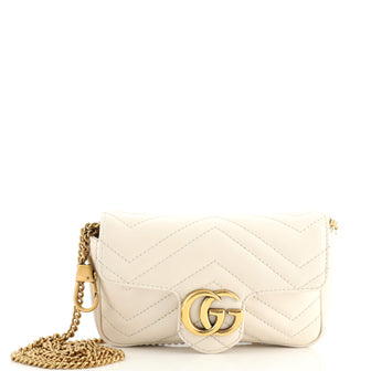 Gucci GG Marmont Flap Bag Matelasse Leather Super Mini