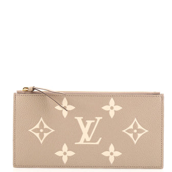 Louis Vuitton Felicie Zip Pouch Insert Bicolor Monogram Empreinte Giant