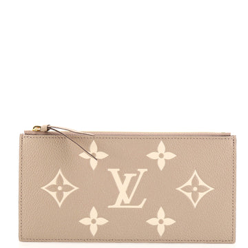 Louis Vuitton Felicie Zip Pouch Insert Bicolor Monogram Empreinte Giant