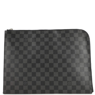 Louis Vuitton Zip Around Pochette Jour Damier Graphite GM