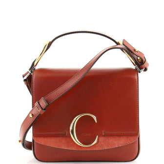 Chloe C Flap Bag Leather Small