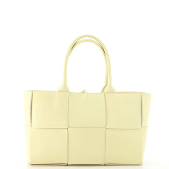 Bottega Veneta Arco Tote Maxi Intrecciato Leather Small