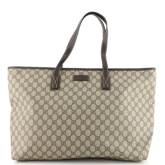 Gucci Plus Tote GG Coated Canvas Large