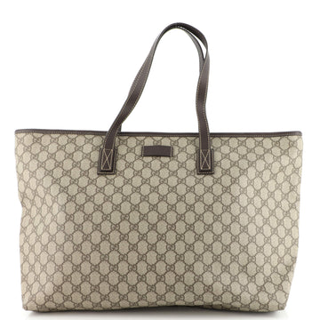 Gucci Plus Tote GG Coated Canvas Large