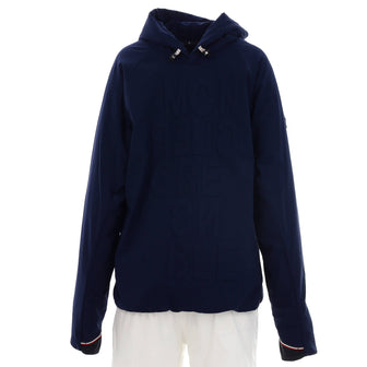 Moncler Men's Grenoble Hoodie Embossed Nylon