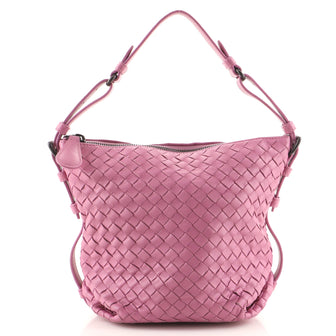Bottega Veneta Zip Bucket Tote Intrecciato Nappa Small