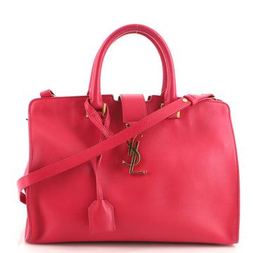 Saint Laurent Monogram Cabas Leather Small