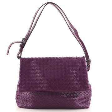 Bottega Veneta Adjustable Flap Shoulder Bag Intrecciato Nappa Medium