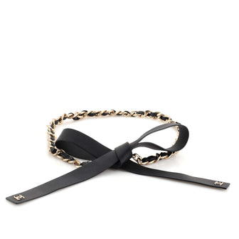 Chanel Bow Chain-Link Belt Lambskin and Metal