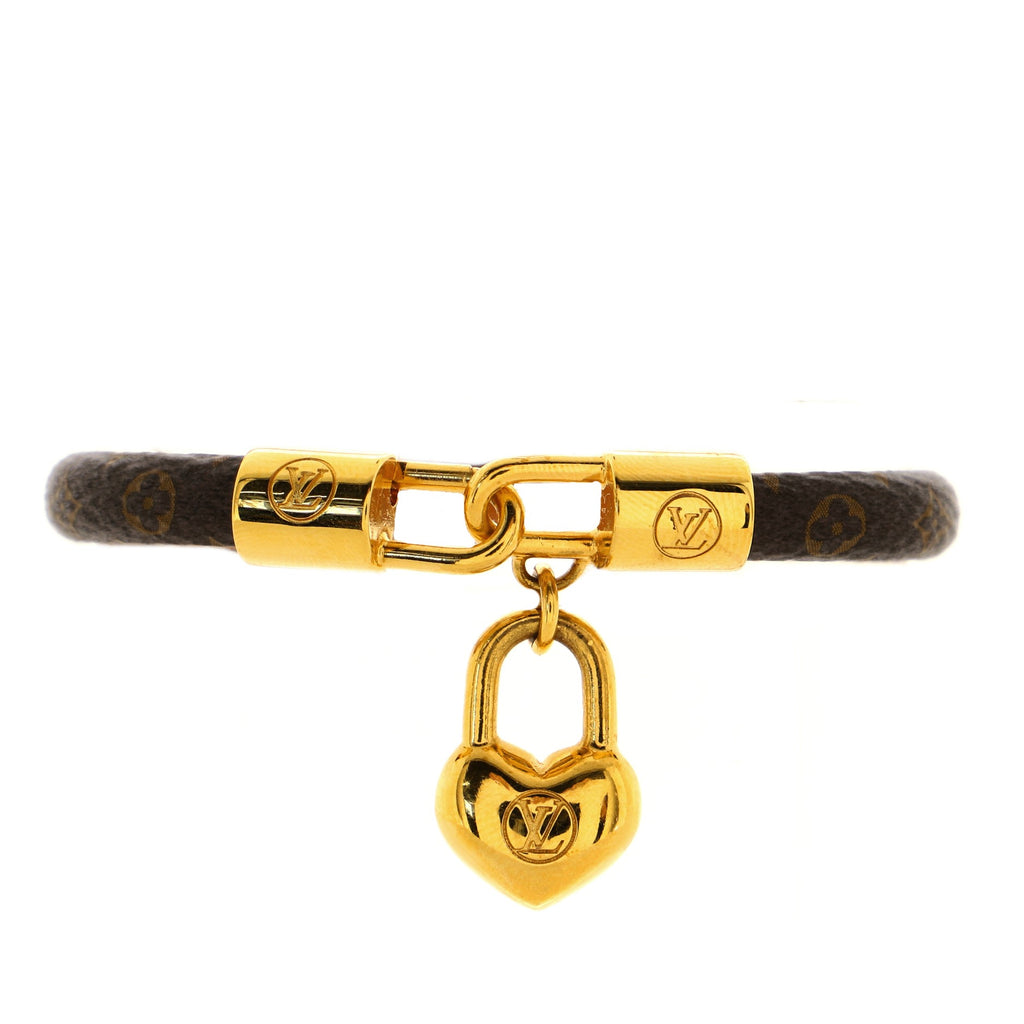 Louis Vuitton Crazy in Lock Bracelet, Brown, 17cm (Stock Confirmation Required)