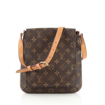 Louis Vuitton Musette Salsa Handbag Monogram Canvas PM brown