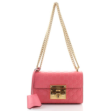 Gucci Padlock Shoulder Bag Guccissima Leather Small