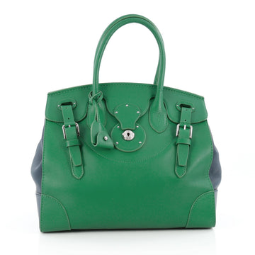 Ralph Lauren Collection Soft Ricky Handbag Leather 33 green