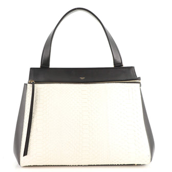 Celine Edge Bag Python and Leather Medium