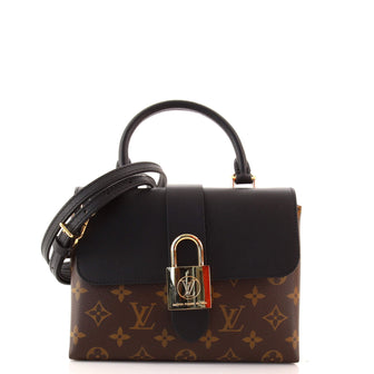 Louis Vuitton Locky Handbag Monogram Canvas with Leather BB
