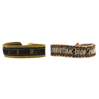 Christian Dior J'Adior Friendship Bracelet Set Woven Cotton Thin