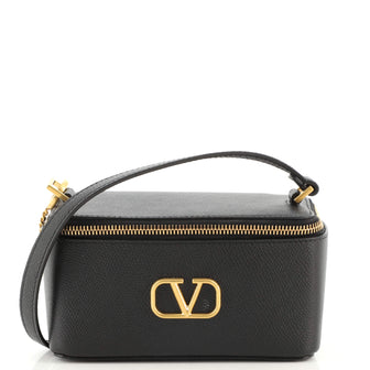 Valentino Garavani VLogo Top Handle Vanity Case Leather 1665791