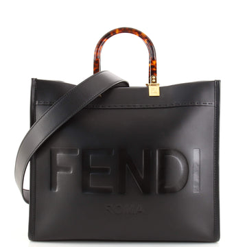 Fendi Sunshine Shopper Tote Leather Medium