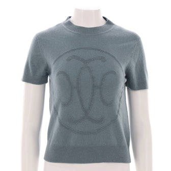 Hermes Women's H Lift Short Sleeve Sweater Cashmere