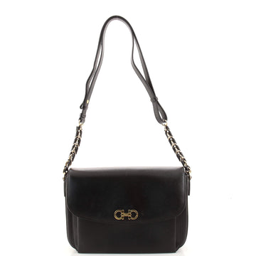 Salvatore Ferragamo Sandrine Shoulder Bag Saffiano Leather Medium