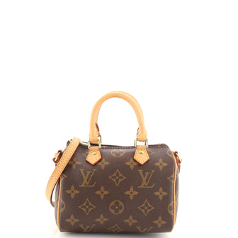 Louis Vuitton Speedy Bandouliere Bag Monogram Canvas Nano
