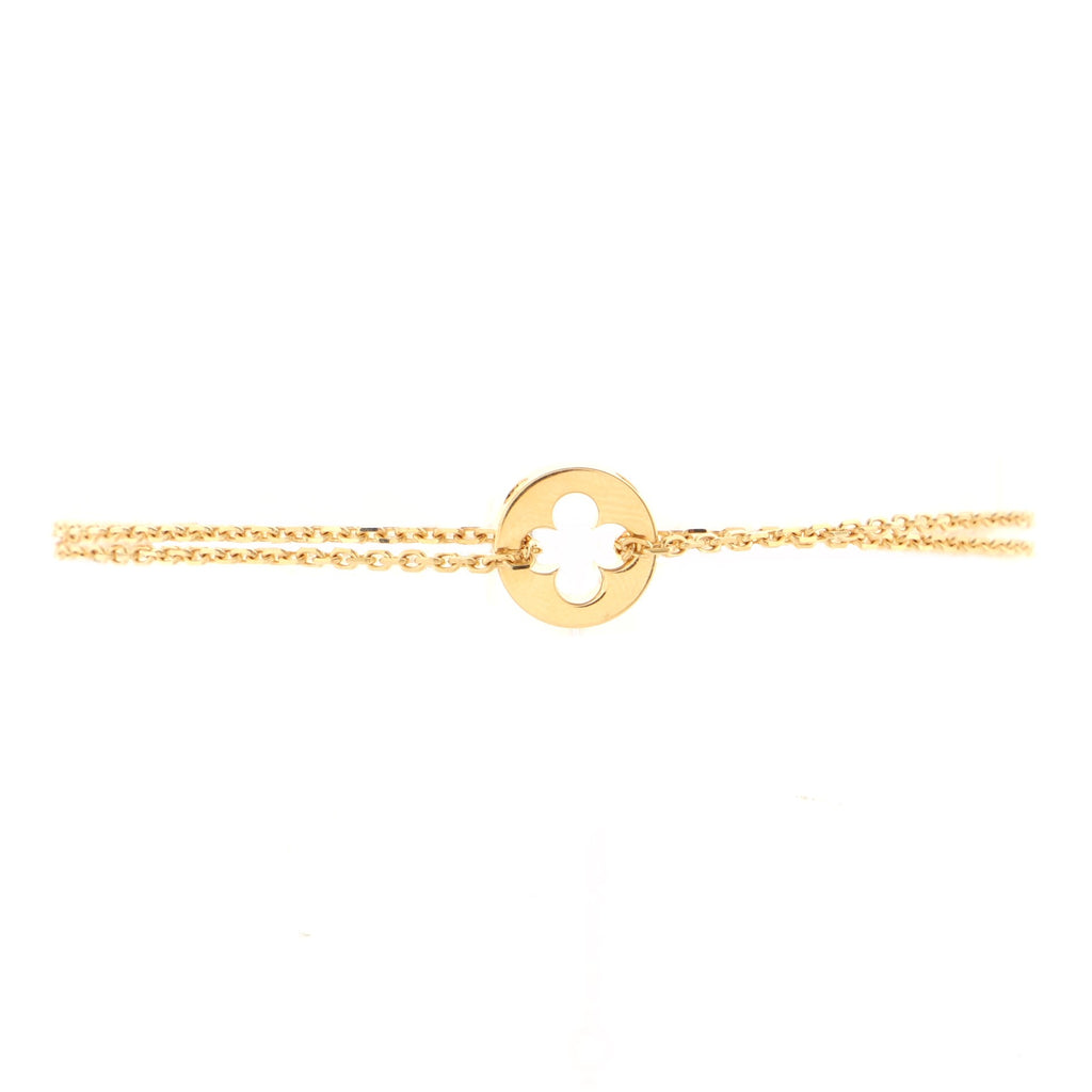 Louis Vuitton Empreinte Chain Bracelet, Yellow Gold Gold. Size NSA